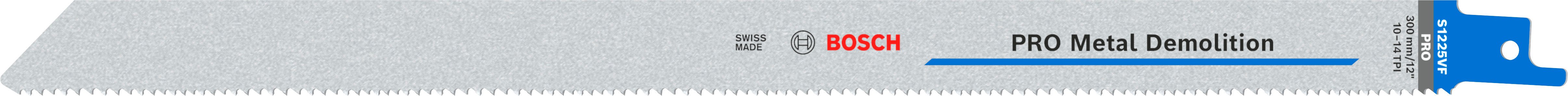Bosch Accessoires Reciprozaagblad S 1225 VF Heavy for Metal 5st - 2608657409