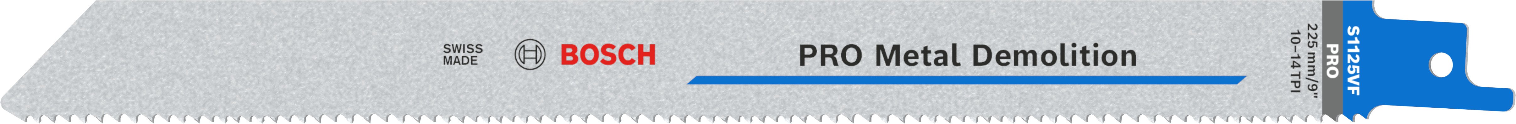 Bosch Accessoires Reciprozaagblad S 1125 VF Heavy for Metal 25st - 2608657556