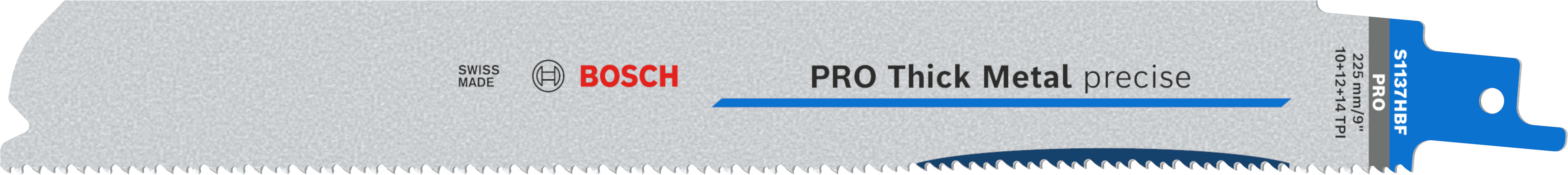 Bosch Accessoires PRO Thick Metal precise S1137HBF zaagblad | 1 |1 x 25 x 225 mm | 25-delig - 2608658999