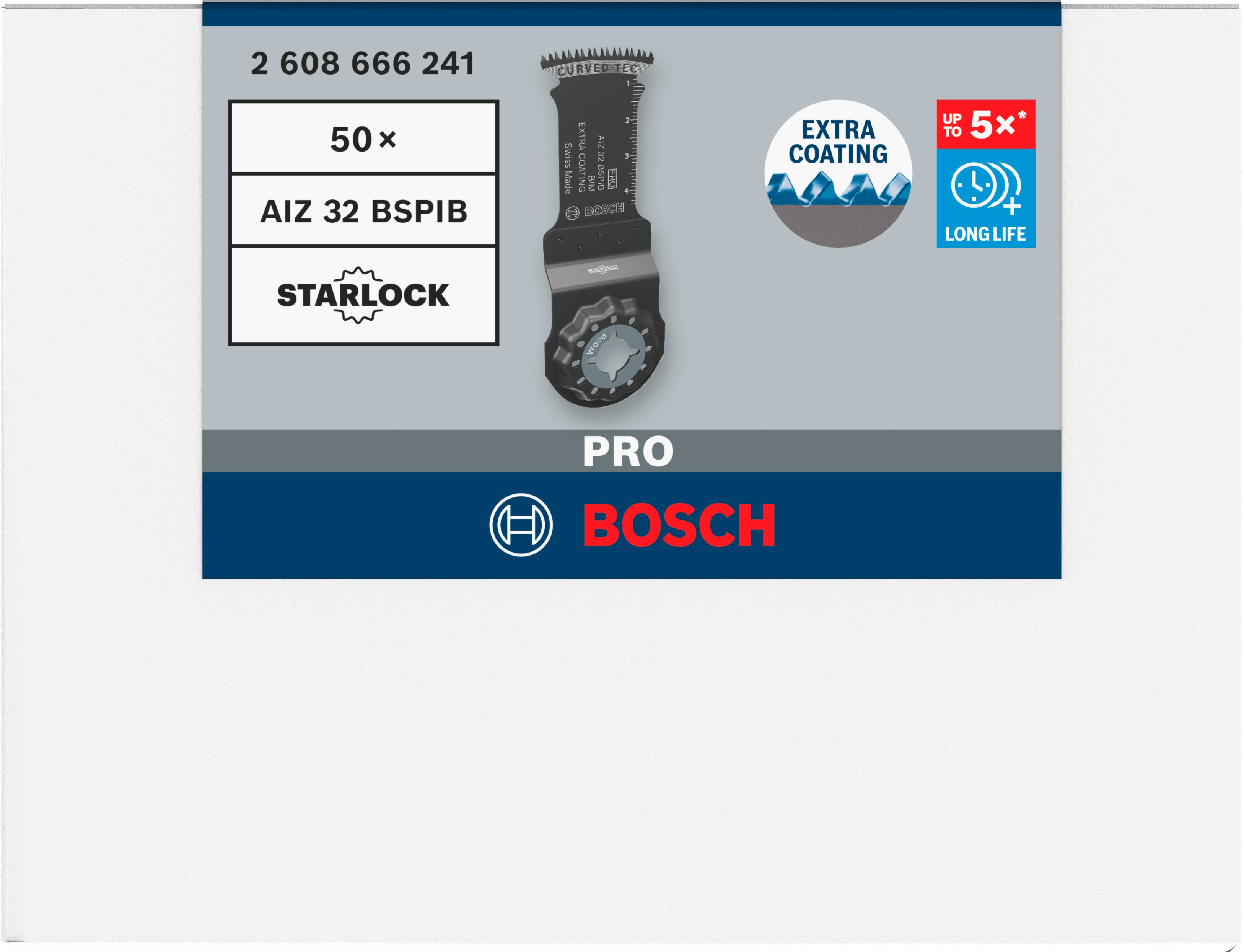 Bosch Accessoires PRO AIZ 32 BSPIB Multitool zaagblad | 32 x 50 mm - 2608666241