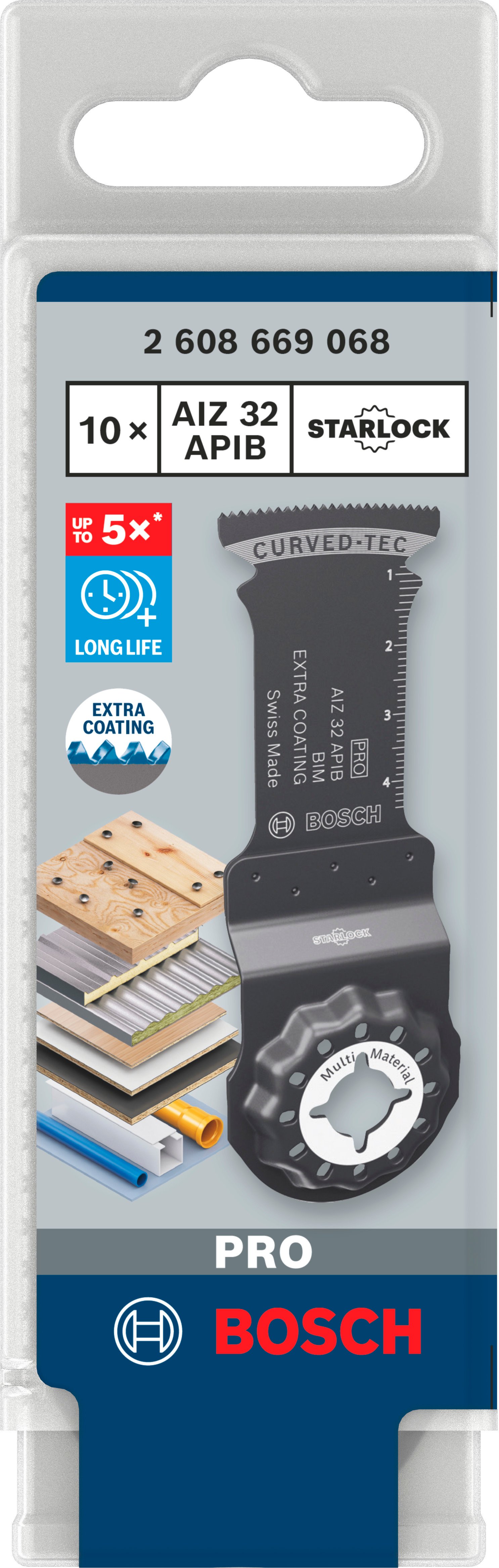 Bosch Accessoires PRO AIZ 32 APIB invalzaagblad | 32 x 50 mm | 10 stuks - 2608669068