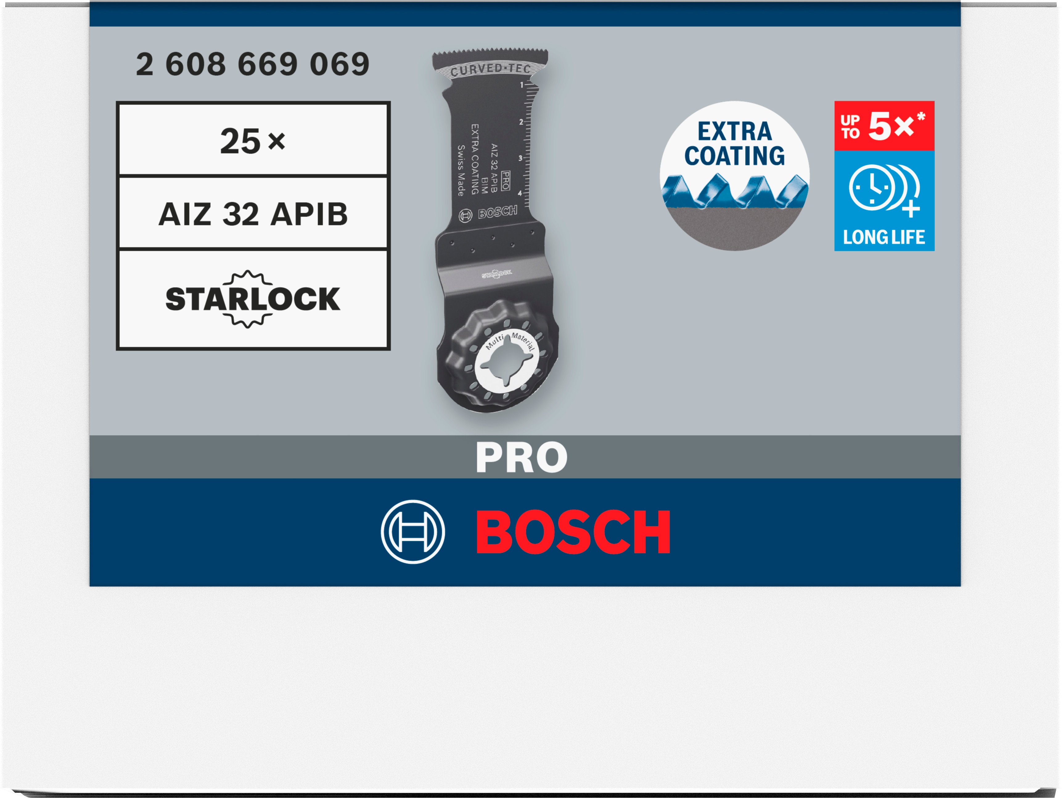 Bosch Accessoires PRO AIZ 32 APIB Multitool zaagblad | 32 x 50 mm - 2608669069