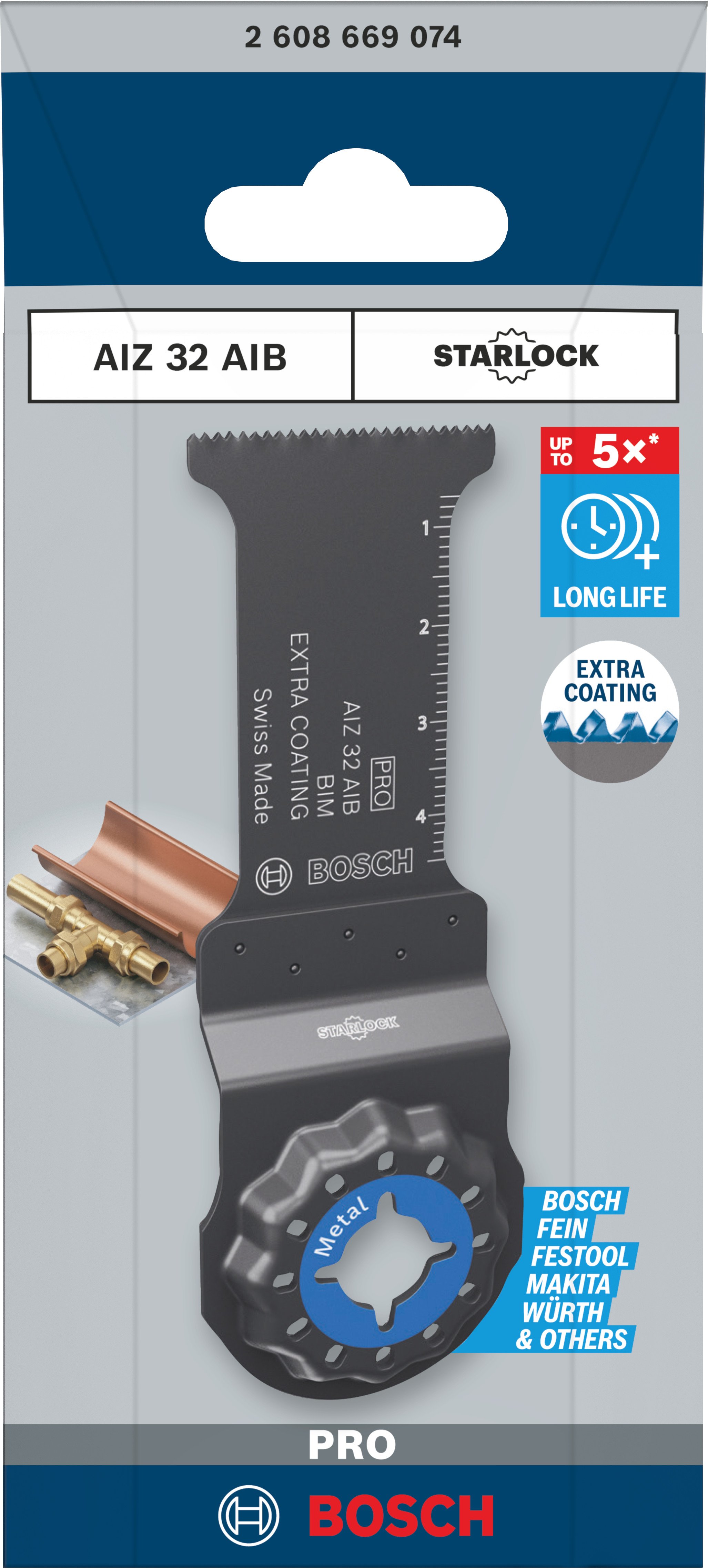 Bosch Accessoires PRO AIZ 32 AIB Multitool zaagblad | 32 x 50 mm - 2608669074
