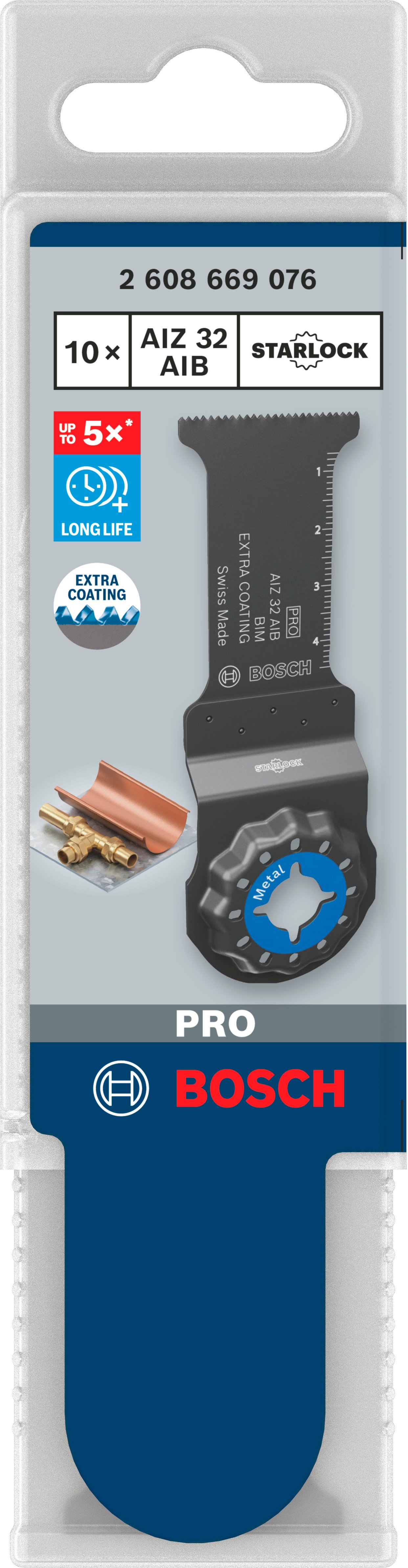 Bosch Accessoires PRO AIZ 32 AIB invalzaagblad | 32 x 50 mm | 10 stuks - 2608669076