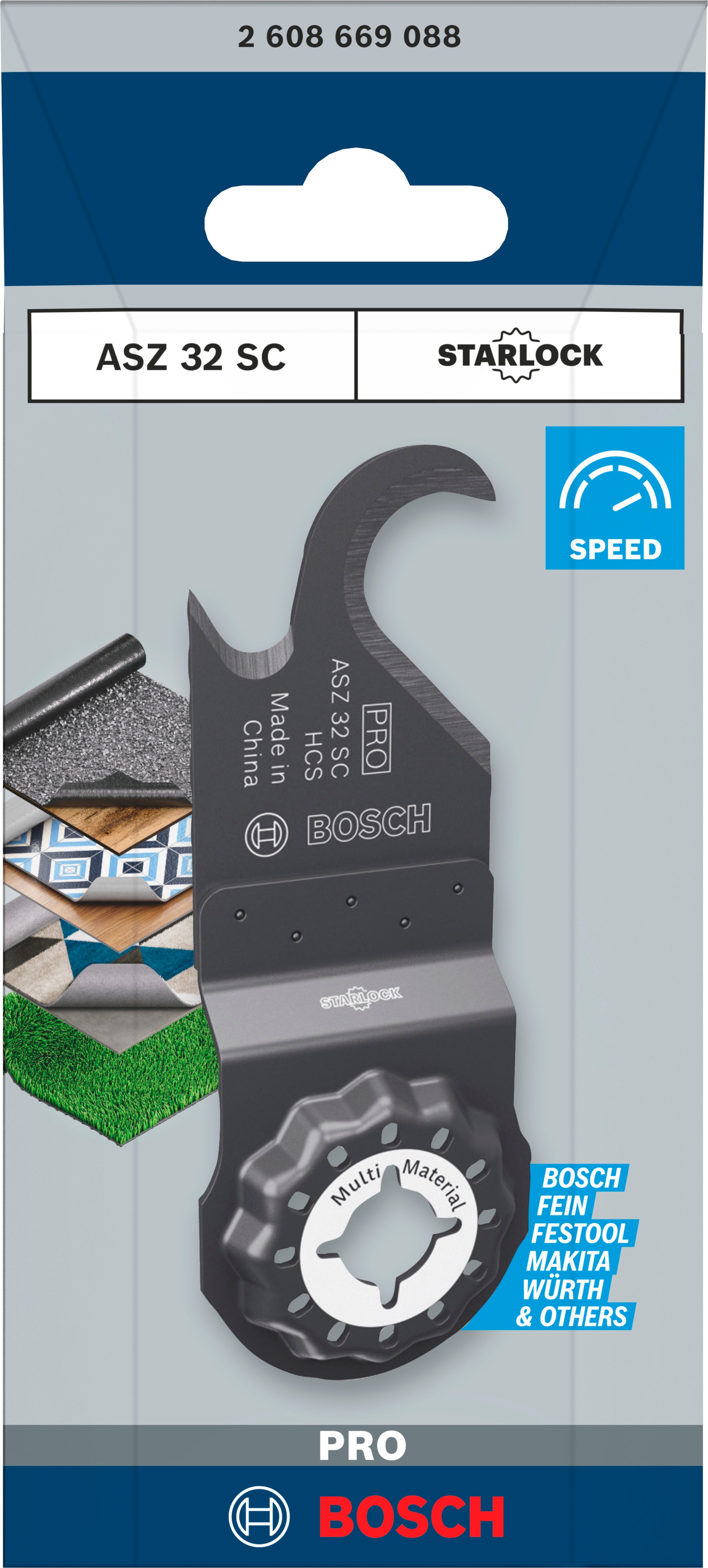 Bosch Accessoires PRO ASZ 32 SC Multitool zaagblad | 24 x 11 mm - 2608669088