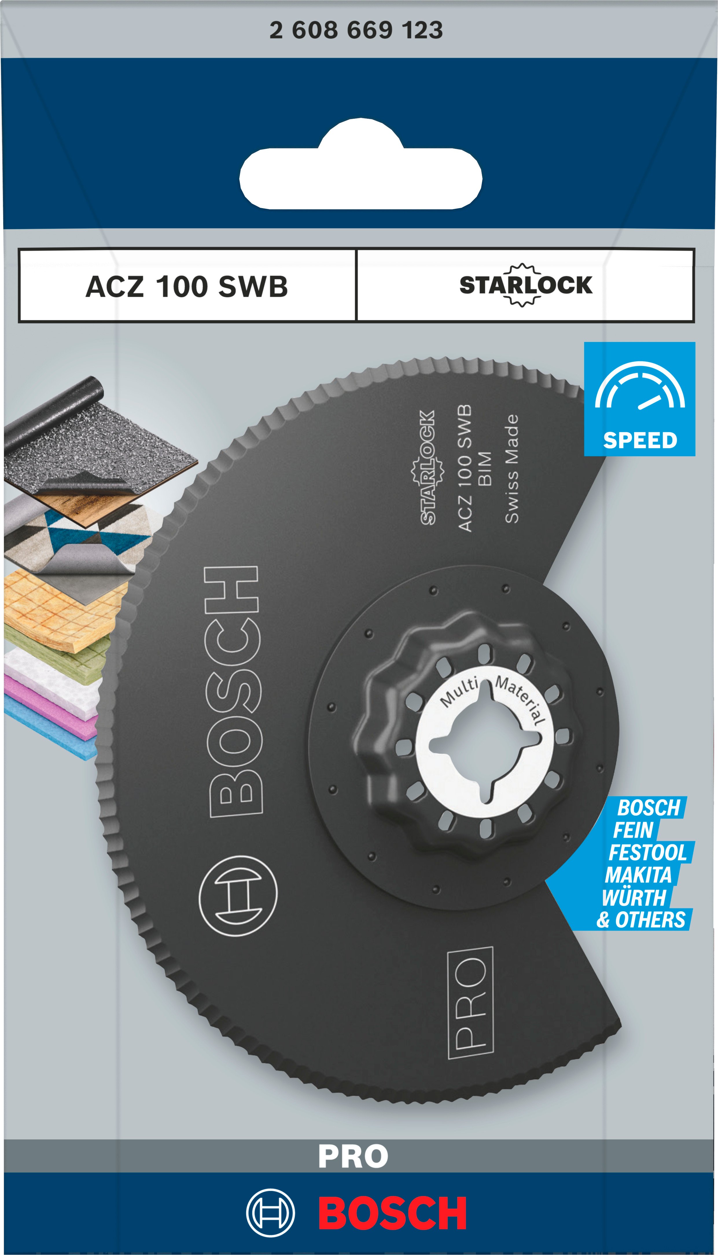 Bosch Accessoires PRO ACZ 100 SWB multitoolzaagblad | 100 mm - 2608669123