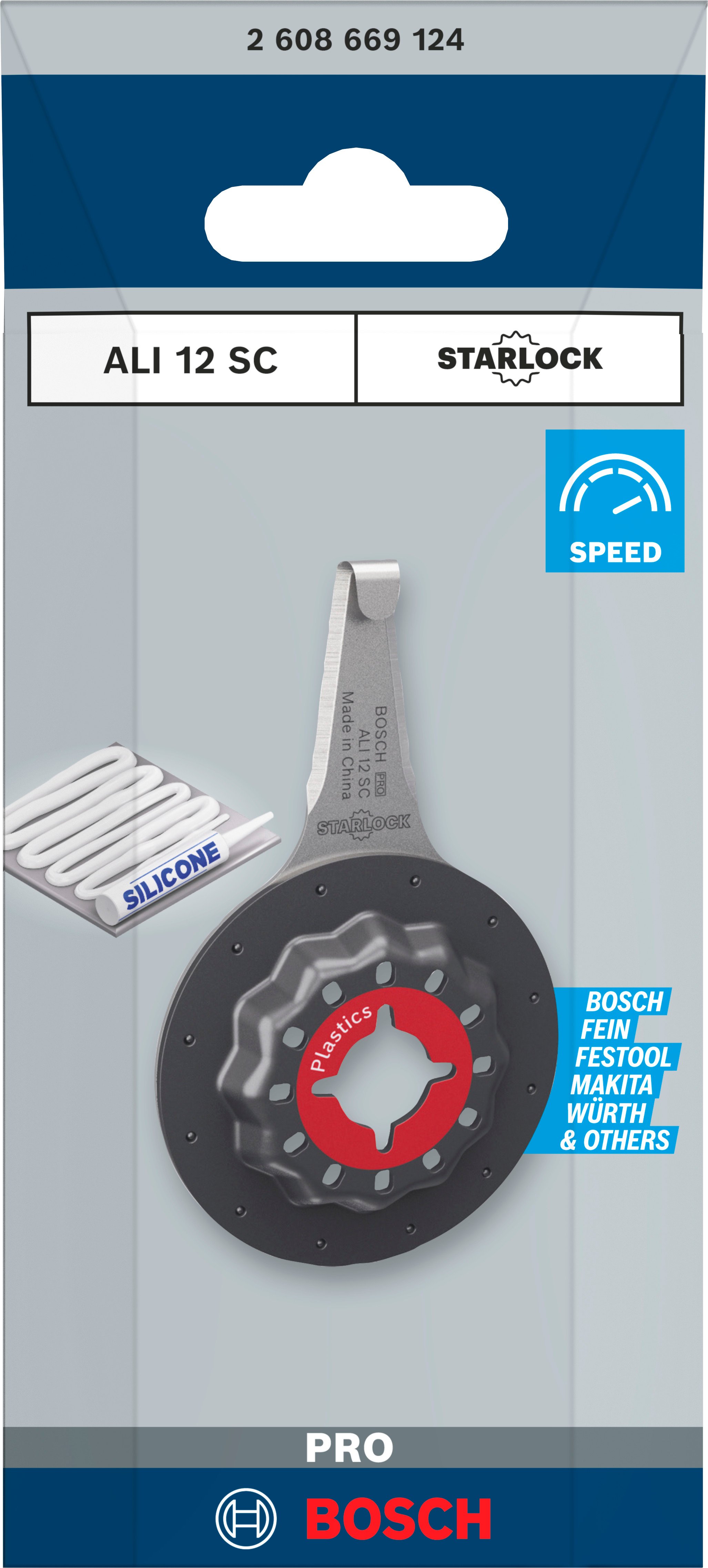 Bosch Accessoires PRO ALI 12 SC Multitool zaagblad | 4 x 12 mm - 2608669124