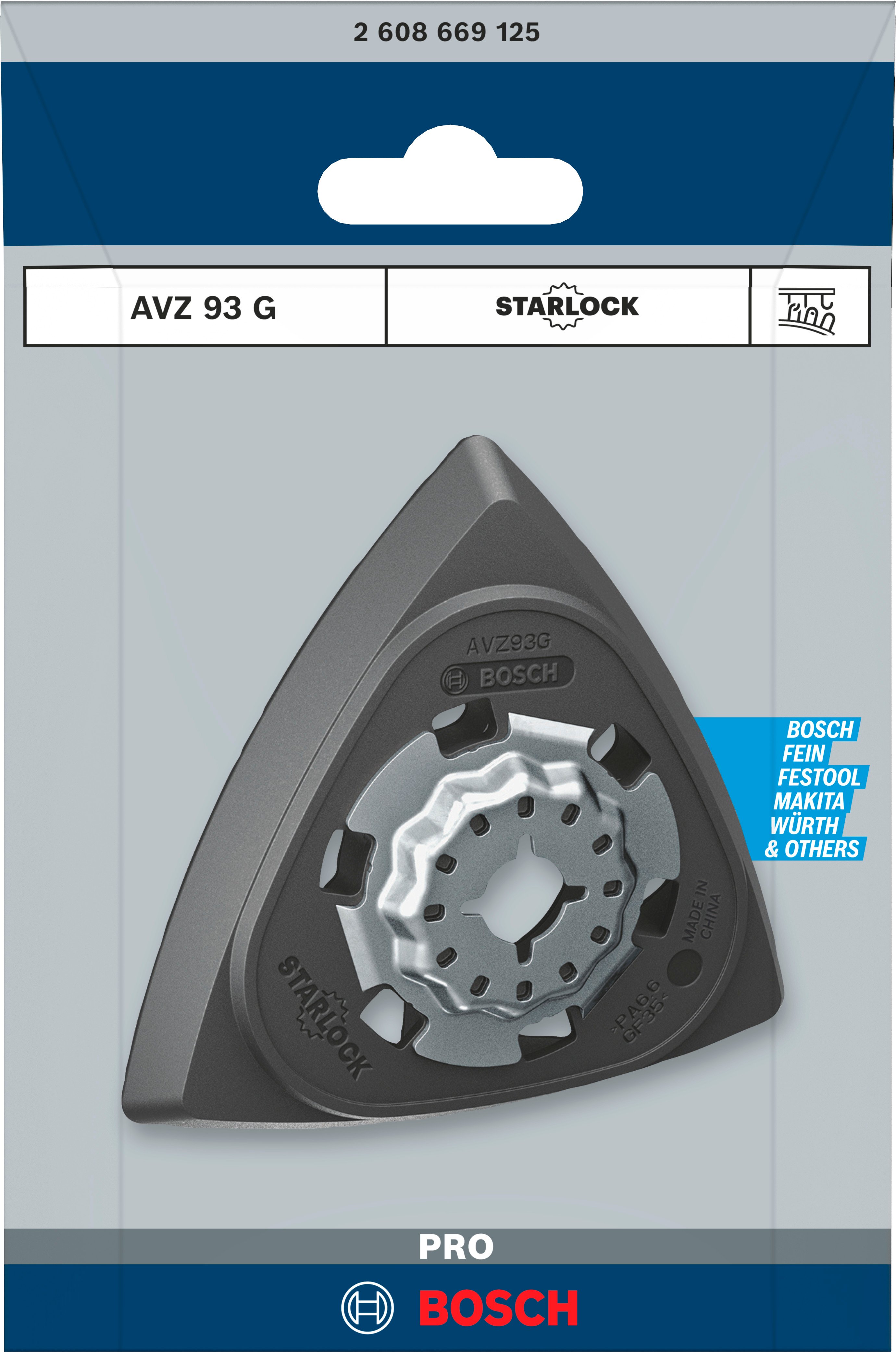 Bosch Accessoires PRO AVZ 93 G multitoolaccessoire | 93 mm - 2608669125