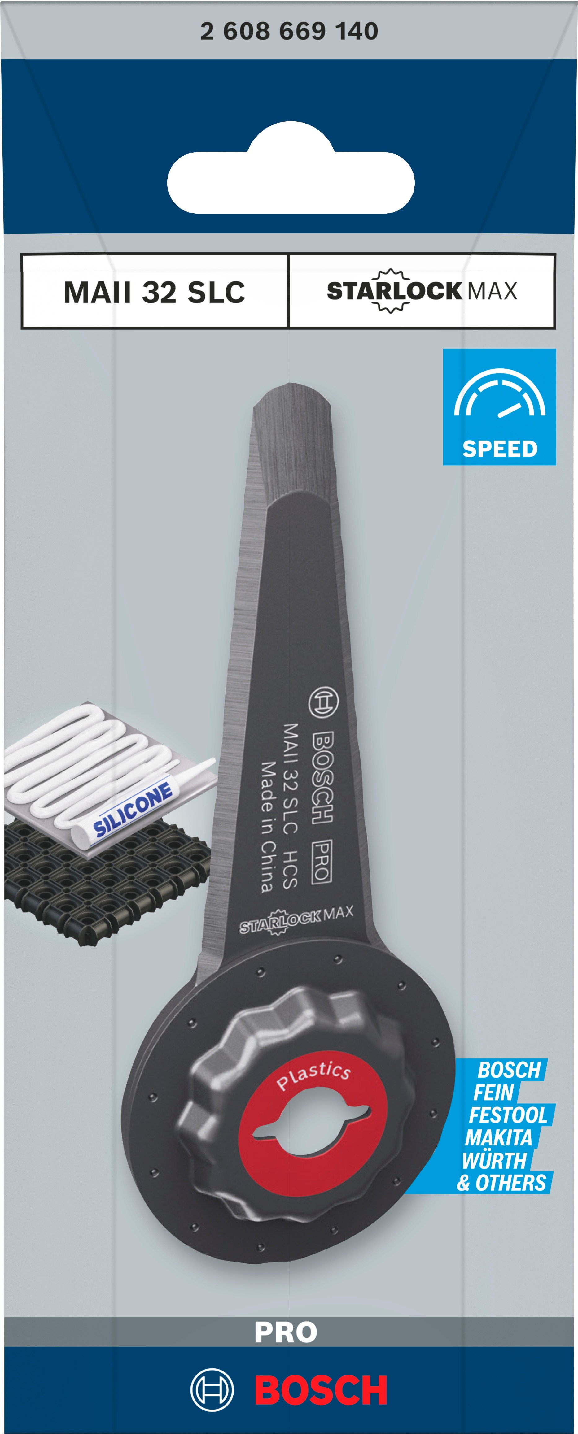 Bosch Accessoires PRO MAII 32 SLC Multitool zaagblad | 32 x 70 mm - 2608669140