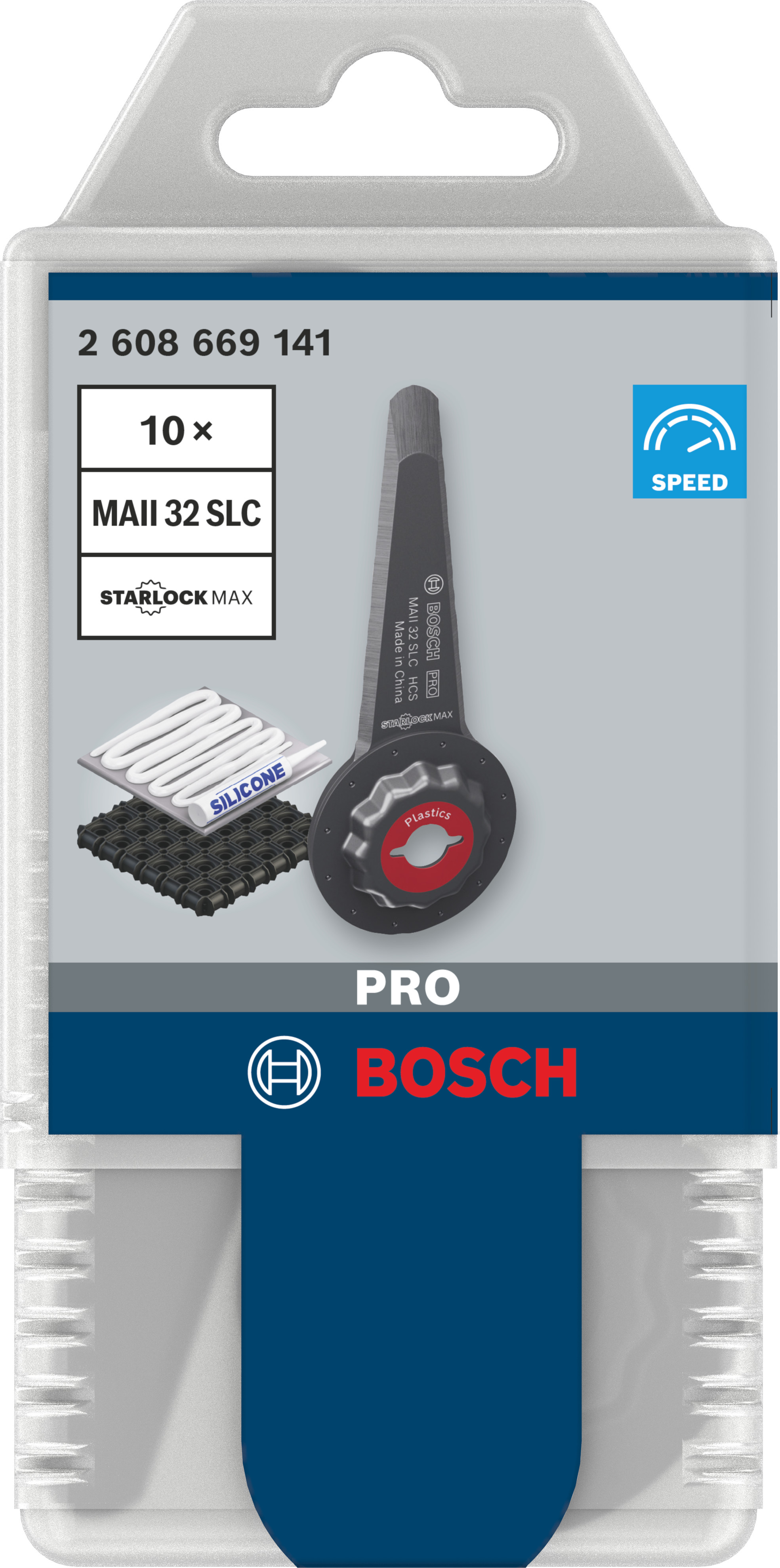 Bosch Accessoires PRO MAII 32 SLC afdichtingszaagblad | 32 x 70 mm | 10 stuks - 2608669141