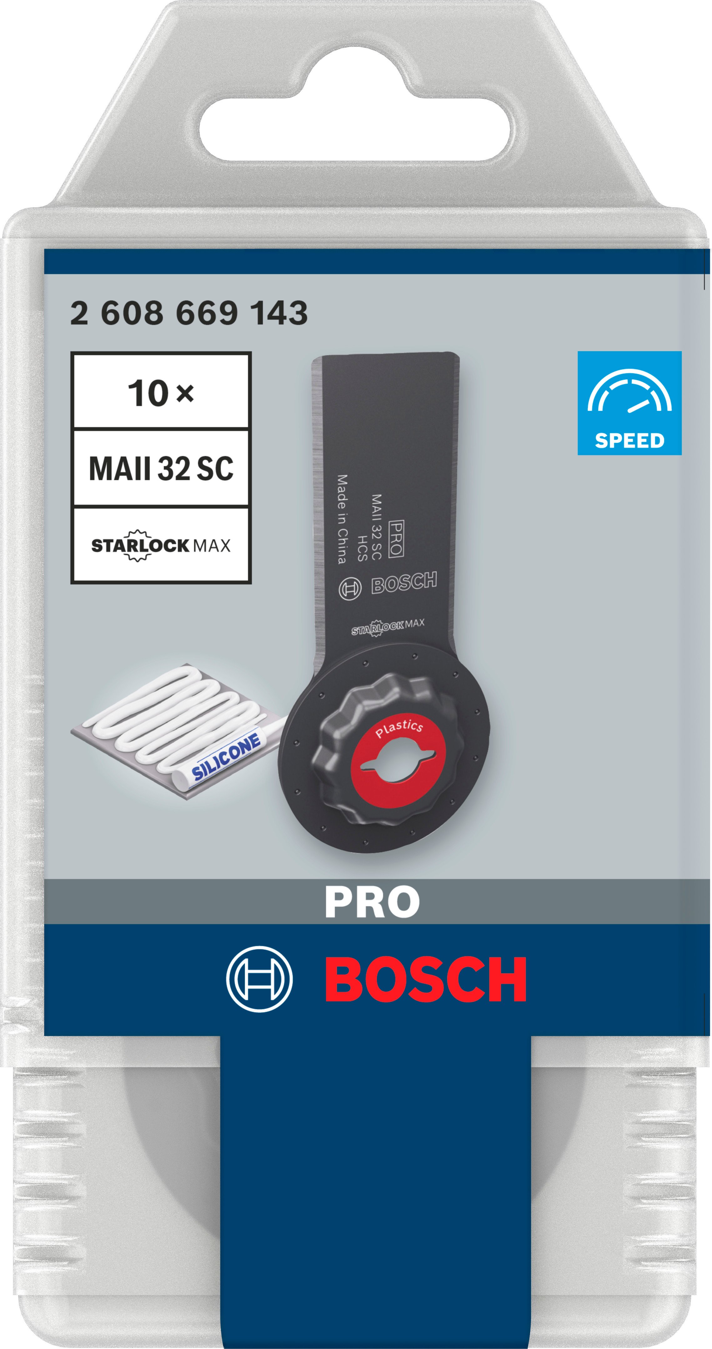 Bosch Accessoires PRO MAII 32 SC afdichtingszaagblad | 32 x 55 mm | 10 stuks - 2608669143