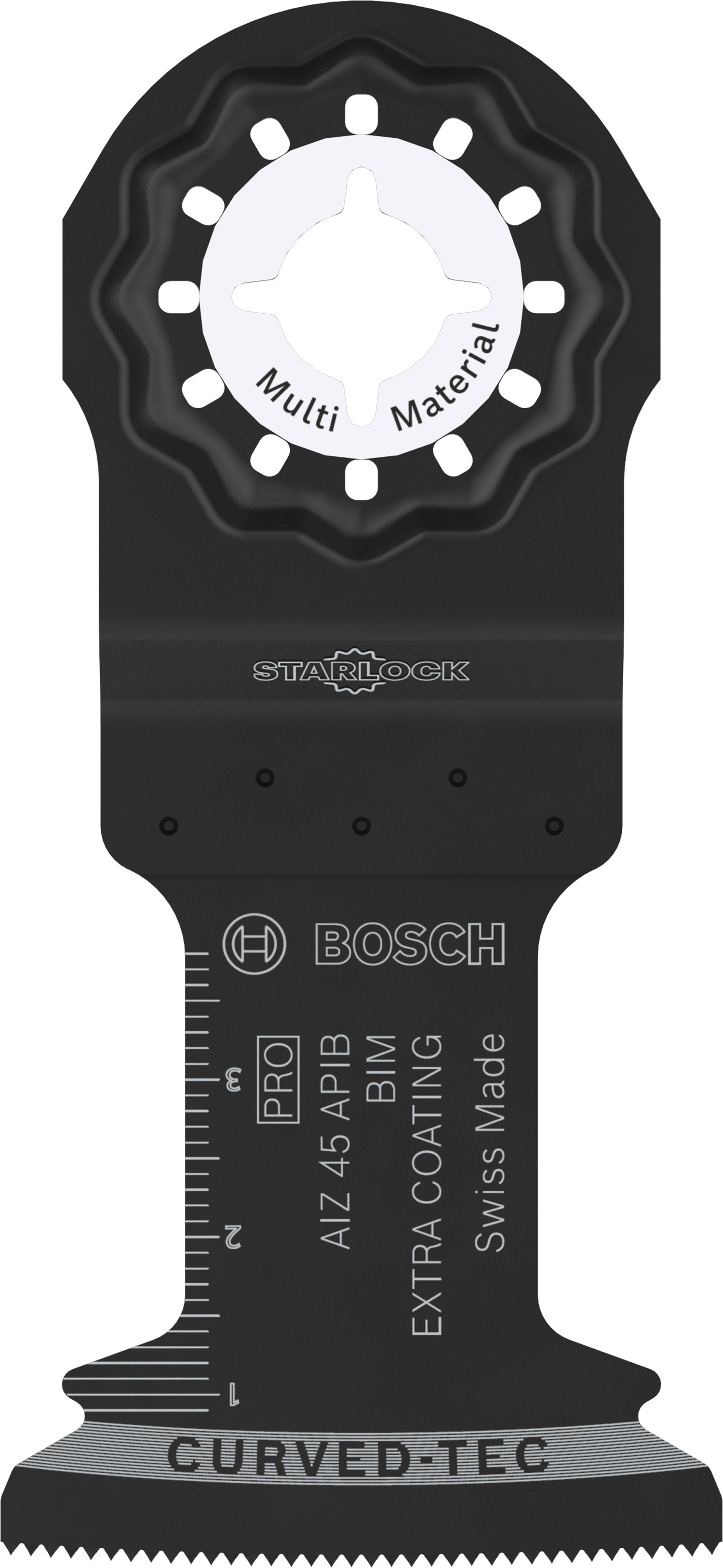 Bosch accessoires PRO Starlock Invalzaagblad | AIZ 45 APIB BIM, Multimaterial, Curved-Tec 1x - 2608669616