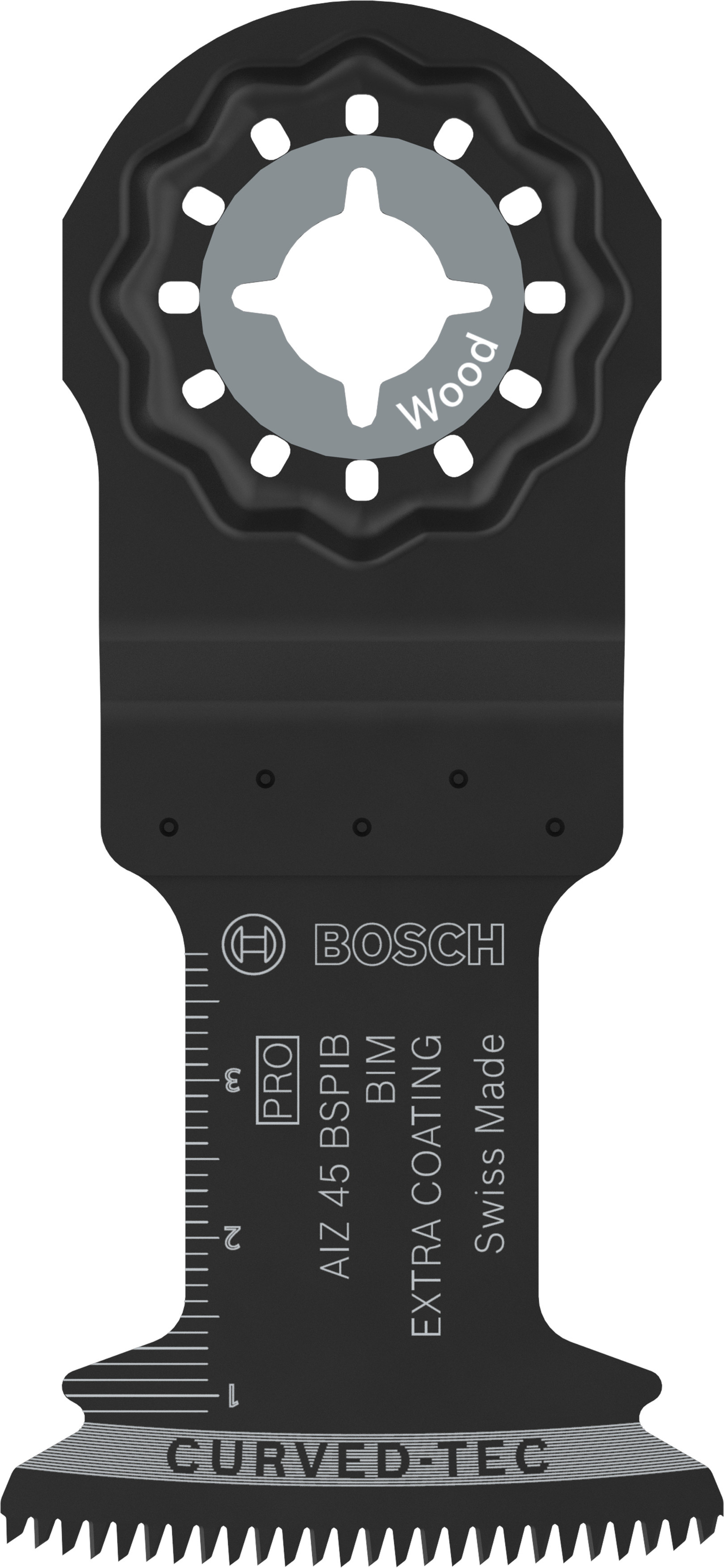 Bosch accessoires PRO Starlock Invalzaagblad | AIZ 45 BSPIB BIM, Hardwood, Curved-Tec 1x - 2608669620