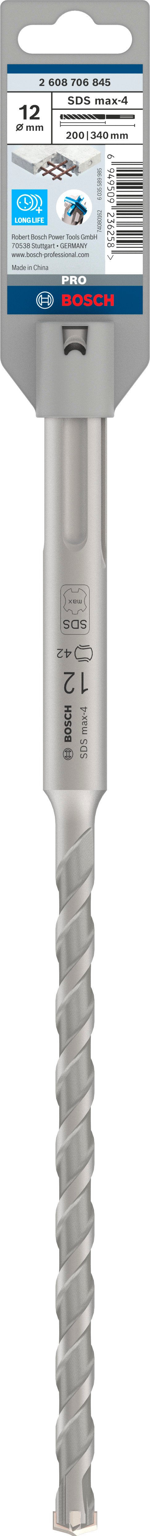 Bosch Accessoires PRO SDS max-4 hamerboor | 12 x 200 x 340 mm - 2608706845