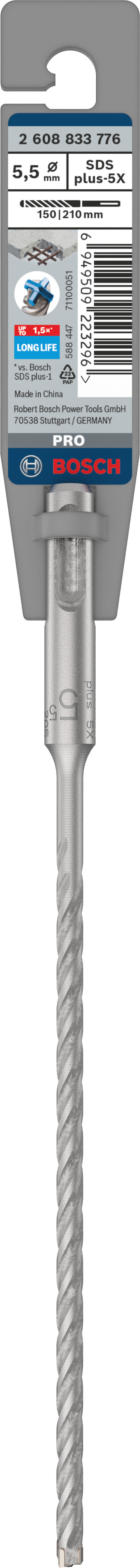 Bosch Accessoires PRO SDS plus-5X hamerboor | 5 |5 x 150 x 210 mm - 2608833776