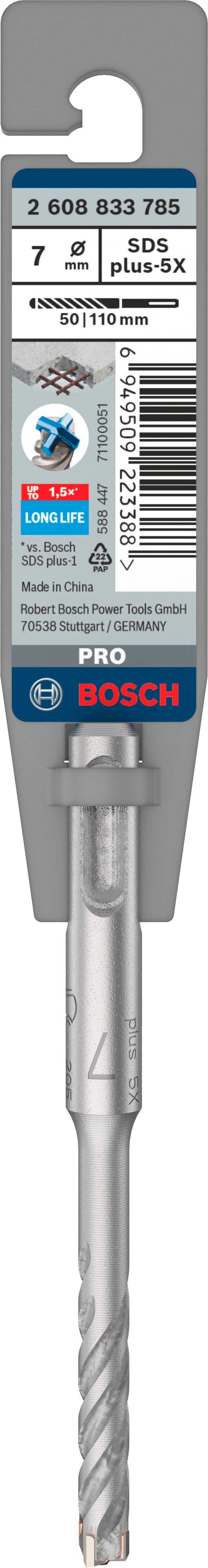 Bosch Accessoires PRO SDS plus-5X hamerboor | 7 x 50 x 110 mm - 2608833785