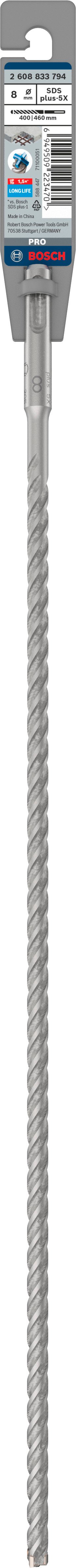 Bosch Accessoires PRO SDS plus-5X hamerboor | 8 x 400 x 460 mm - 2608833794