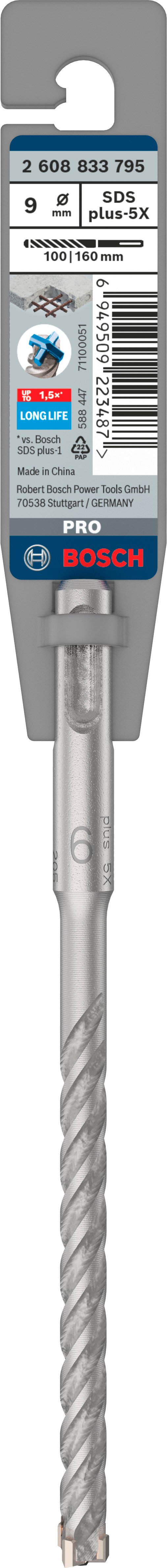Bosch Accessoires PRO SDS plus-5X hamerboor | 9 x 100 x 160 mm - 2608833795
