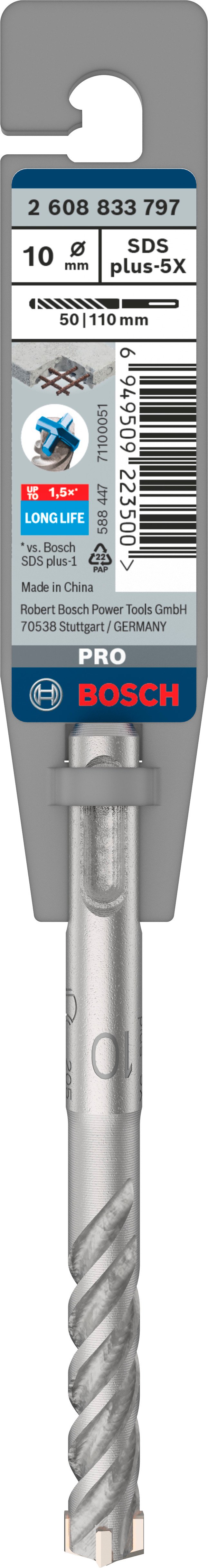 Bosch Accessoires PRO SDS plus-5X hamerboor | 10 x 50 x 110 mm - 2608833797
