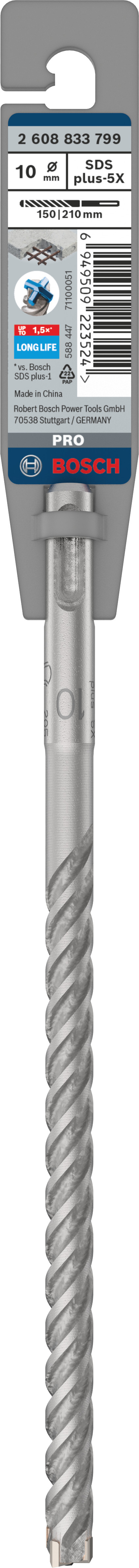 Bosch Accessoires PRO SDS plus-5X hamerboor | 10 x 150 x 210 mm - 2608833799