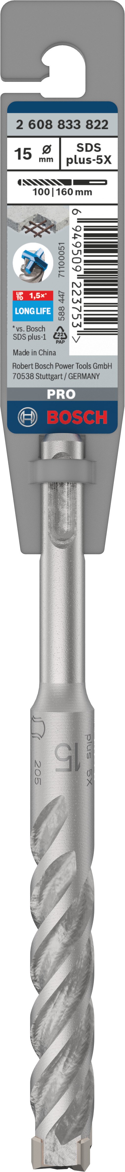 Bosch Accessoires PRO SDS plus-5X hamerboor | 15 x 100 x 160 mm - 2608833822