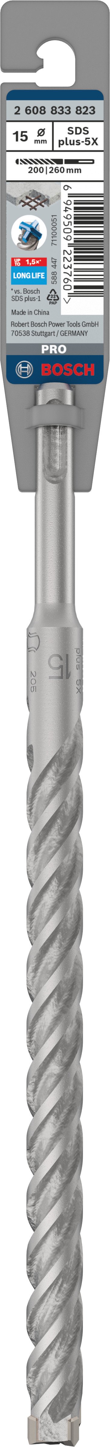 Bosch Accessoires PRO SDS plus-5X hamerboor | 15 x 200 x 260 mm - 2608833823