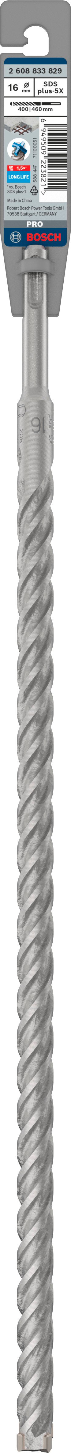 Bosch Accessoires PRO SDS plus-5X hamerboor | 16 x 400 x 460 mm - 2608833829