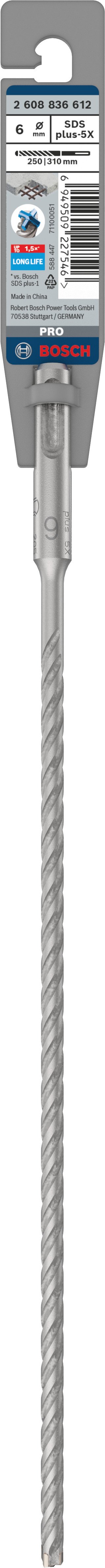 Bosch Accessoires PRO SDS plus-5X hamerboor | 6 x 250 x 310 mm - 2608836612