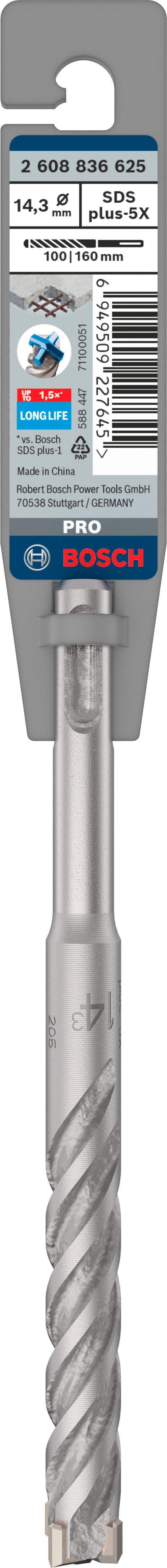 Bosch Accessoires PRO SDS plus-5X hamerboor | 14 |3 x 100 x 160 mm - 2608836625