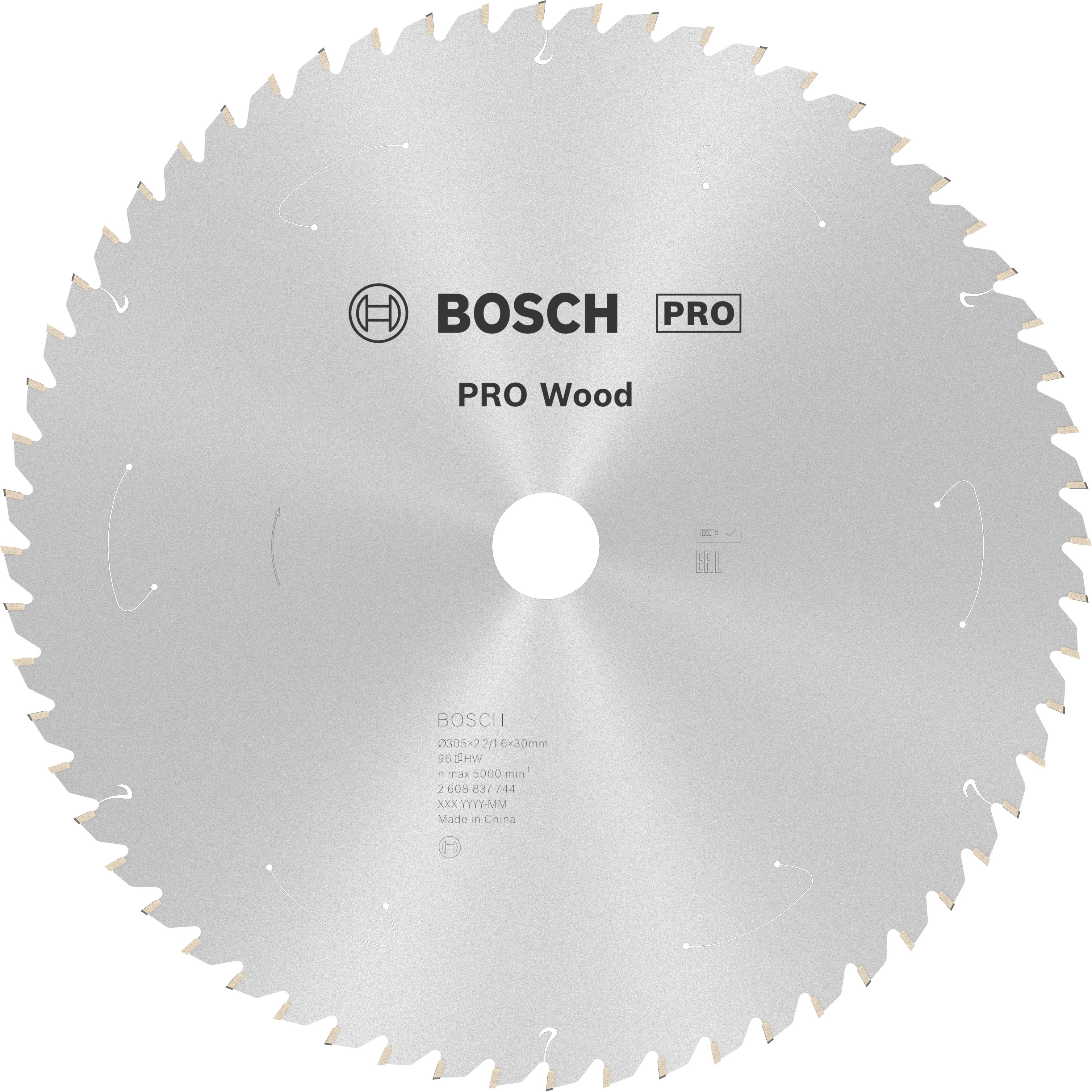 Bosch Accessoires Cirkelzaagblad St Wood 305X30X2.2/1.6X96T - 2608837744