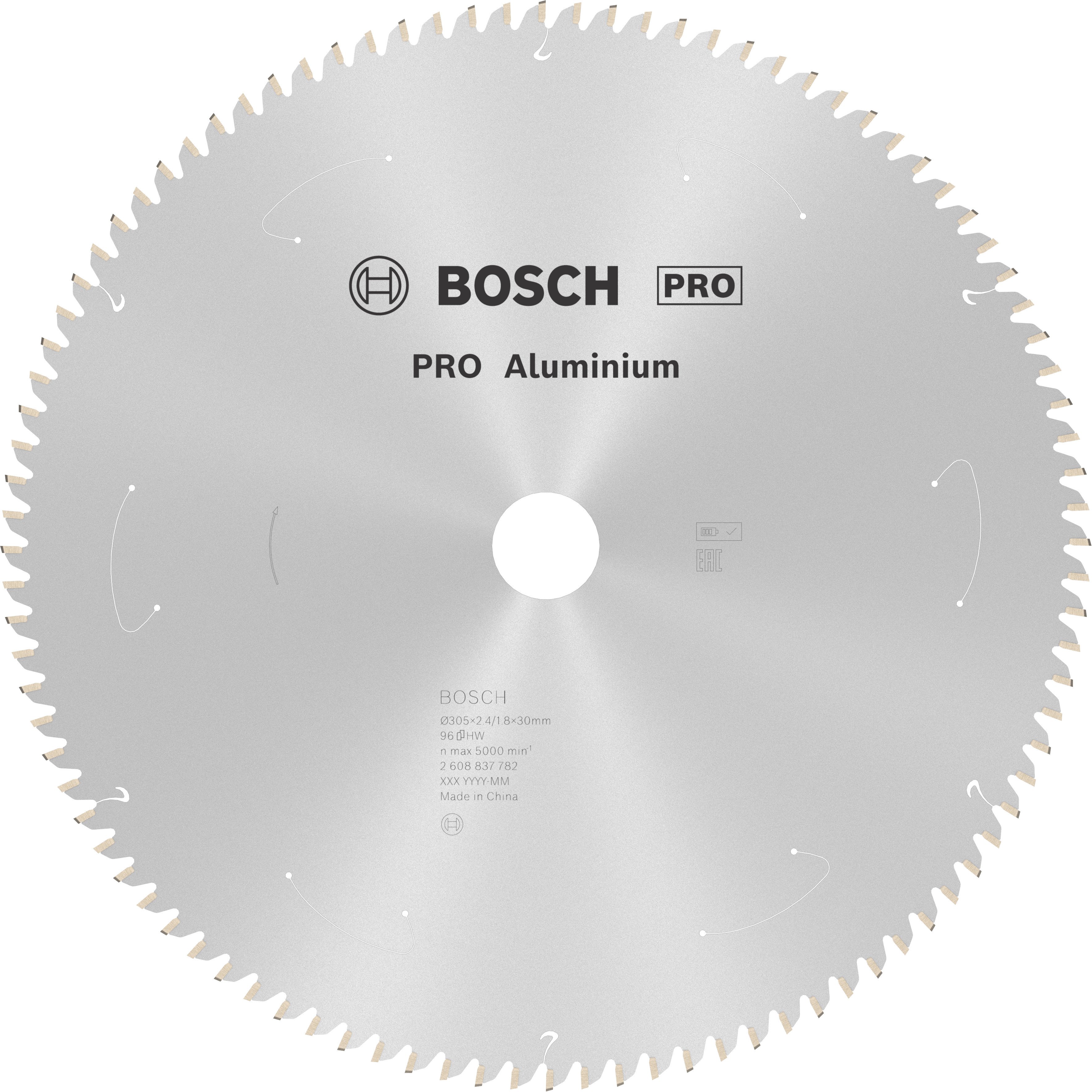 Bosch Accessoires Cirkelzaagblad St Alu 305X30X2.4/1.8X96T - 2608837782