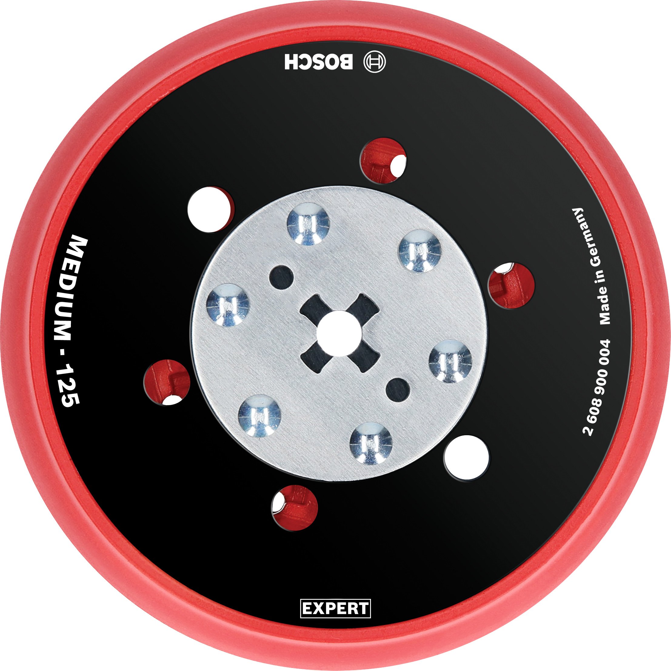 Bosch Accessoires Expert Multihole steunpads universeel 125 mm, middelhard - 1 stuk(s) - 2608900004