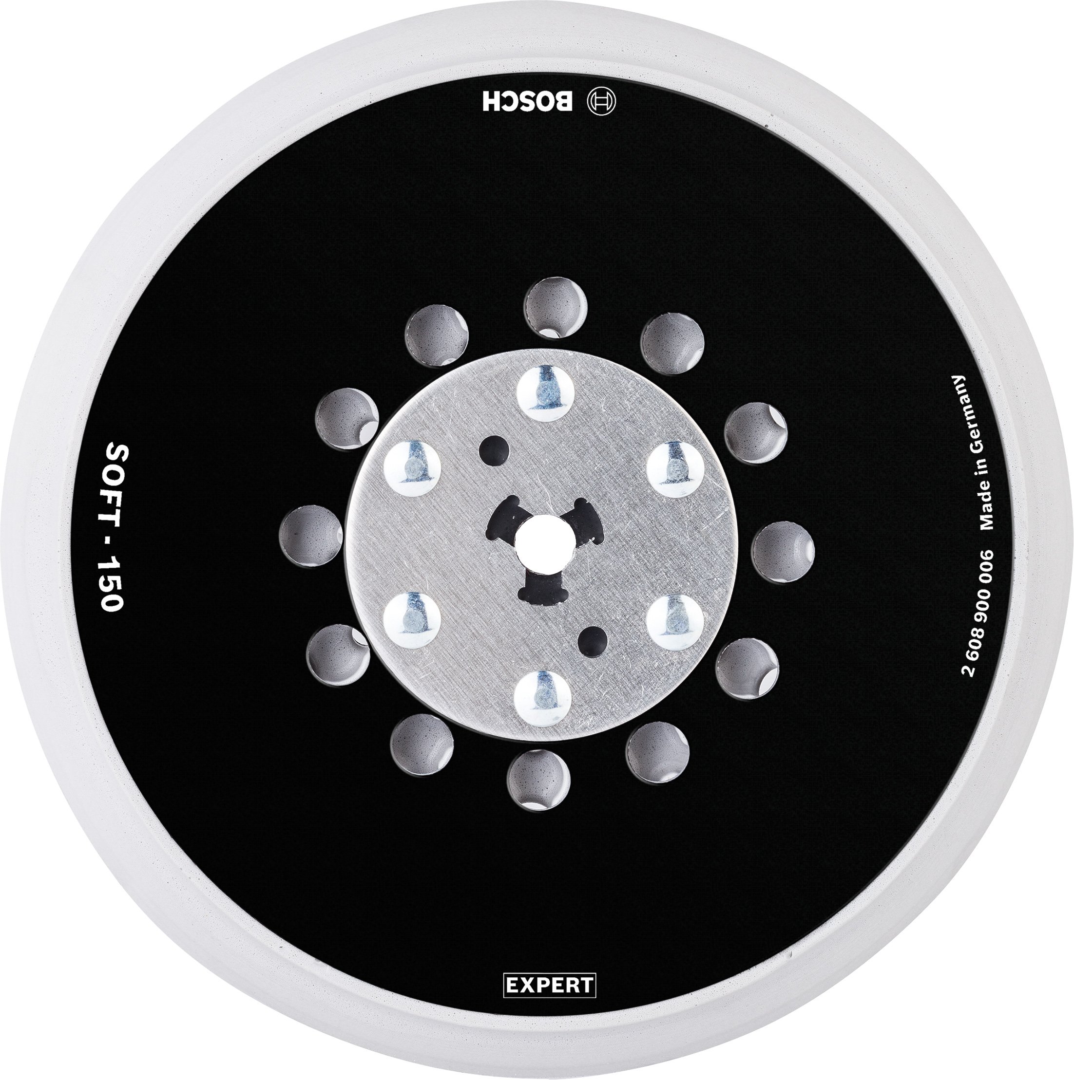 Bosch Accessoires Expert Multihole steunpads universeel 150 mm, zacht - 1 stuk(s) - 2608900006