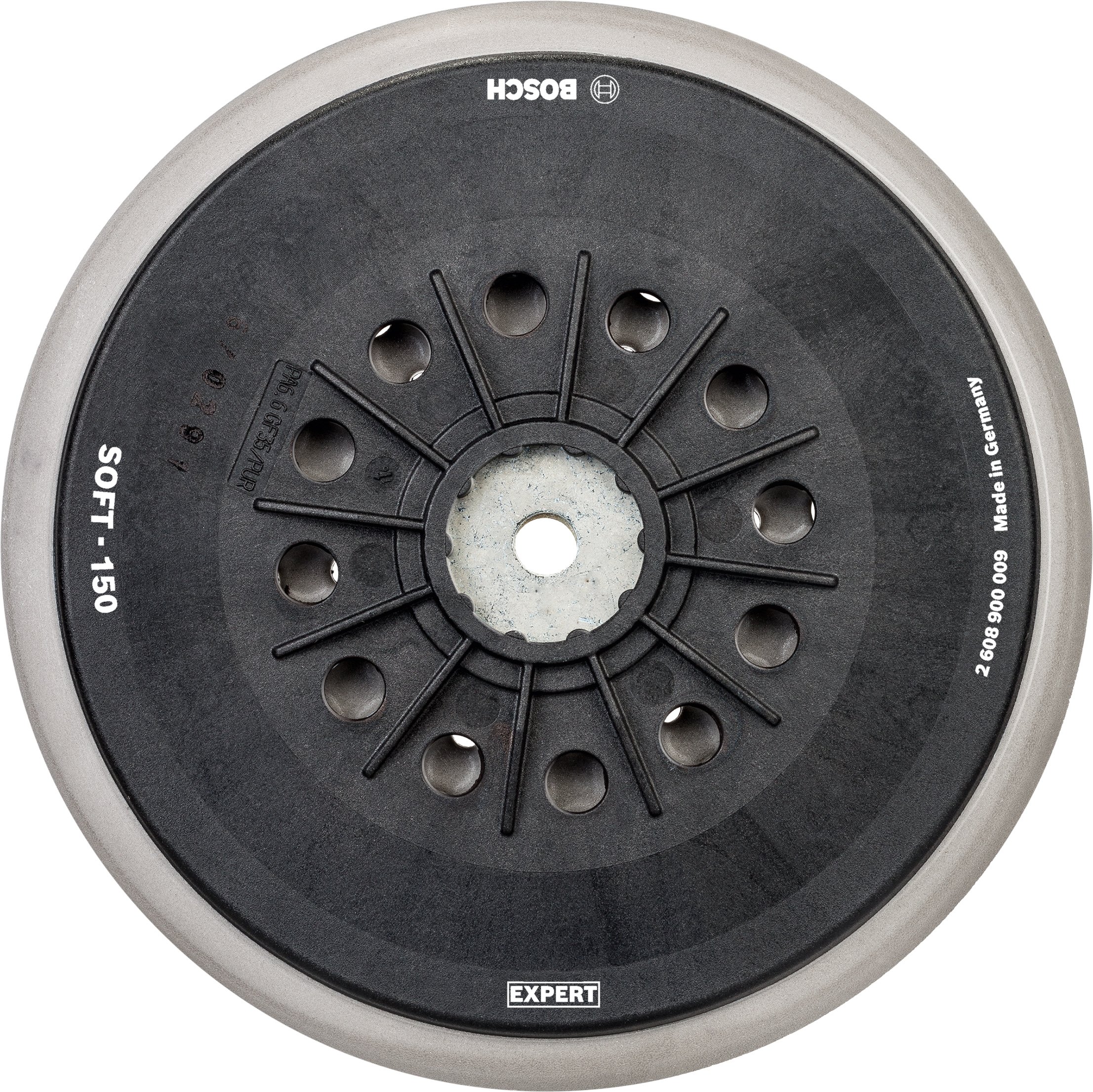 Bosch Accessoires Expert Multihole steunpads voor Bosch 150 mm, zacht - 1 stuk(s) - 2608900009