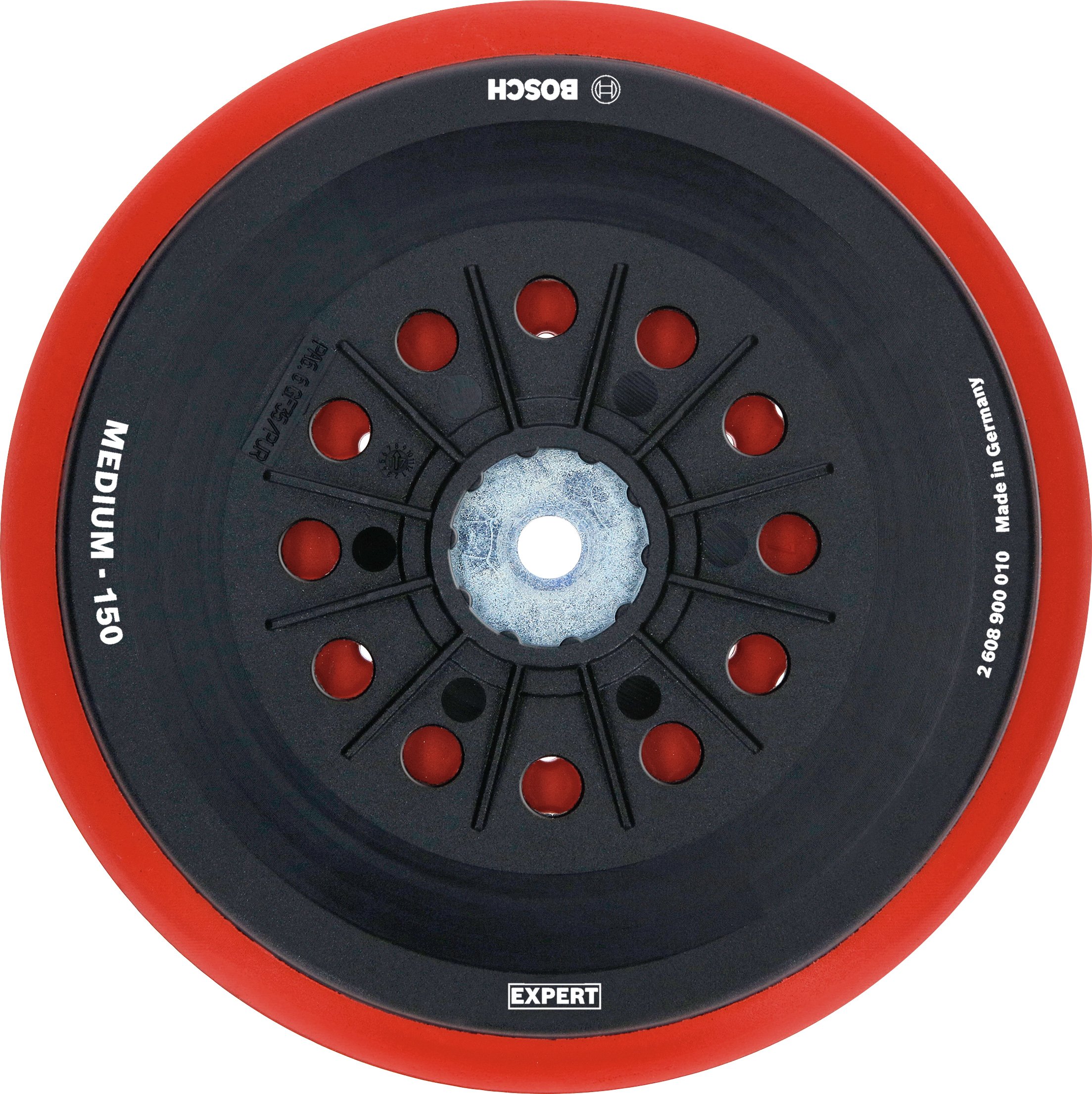 Bosch Accessoires Expert Multihole steunpads voor Bosch 150 mm, middelhard - 1 stuk(s) - 2608900010