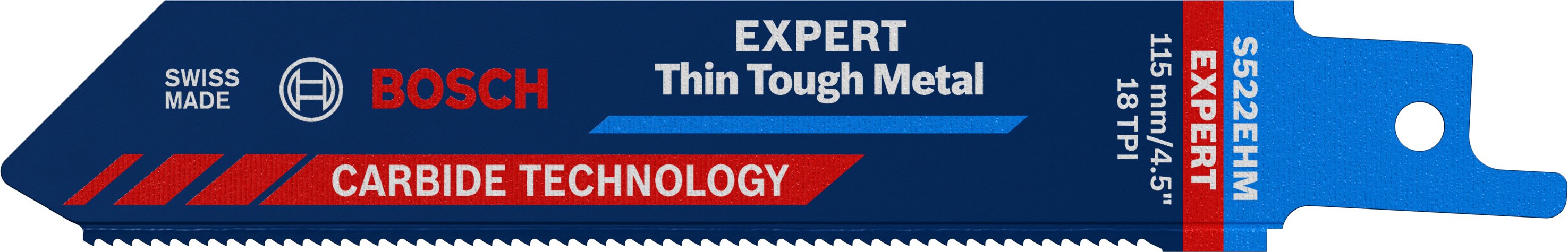 Bosch Accessoires Expert 'Thin Tough Metal' S 522 EHM reciprozaagblad 1 stuk - 1 stuk(s) - 2608900359