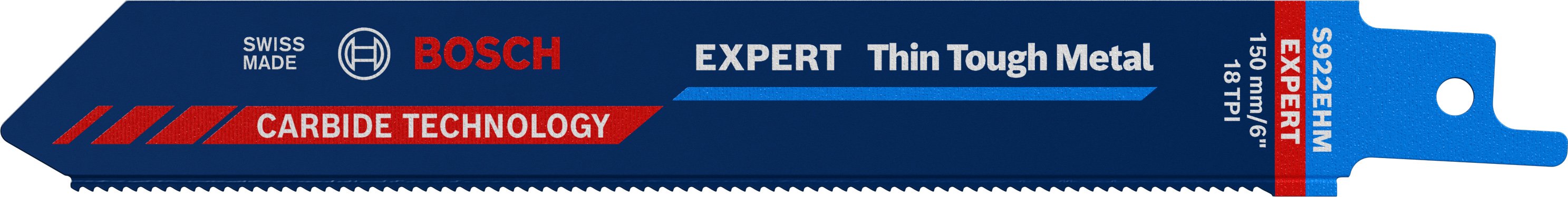 Bosch Accessoires Expert 'Thin Tough Metal' S 922 EHM reciprozaagblad 1 stuk - 1 stuk(s) - 2608900360