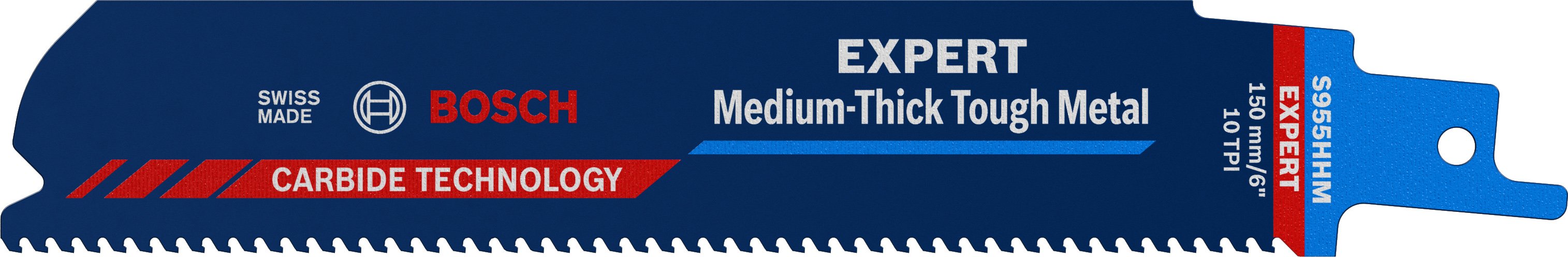 Bosch Accessoires Expert 'Medium-Thick Tough Metal' S 955 HHM reciprozaagblad 1 stuk - 1 stuk(s) - 2608900373