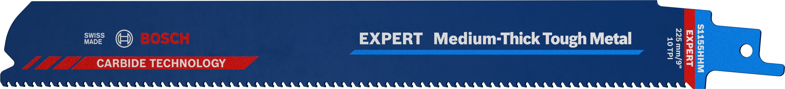 Bosch Accessoires Expert 'Medium-Thick Tough Metal' S 1155 HHM reciprozaagblad 3-delig - 1 stuk(s) - 2608900375