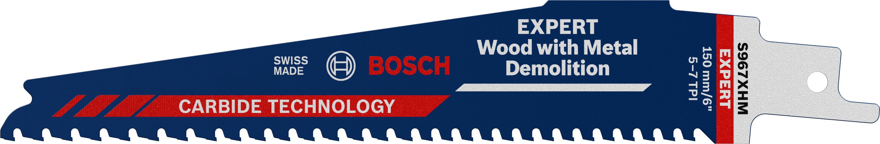 Bosch Accessoires Expert 'Wood with Metal Demolition' S 967 XHM reciprozaagblad 1 stuk - 1 stuk(s) - 2608900396