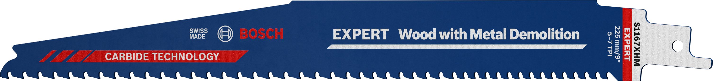 Bosch Accessoires Expert 'Wood with Metal Demolition' S 1167 XHM reciprozaagblad 3-delig - 1 stuk(s) - 2608900399