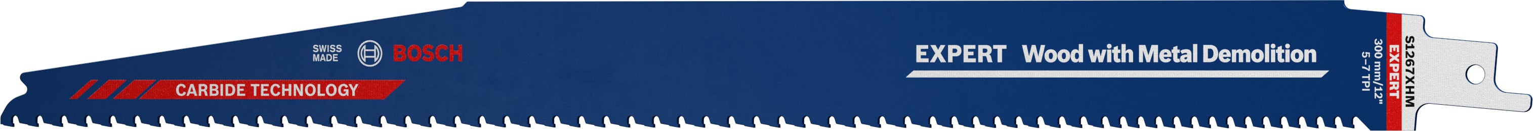 Bosch Accessoires Expert 'Wood with Metal Demolition' S 1267 XHM reciprozaagblad 10-delig - 1 stuk(s) - 2608900402