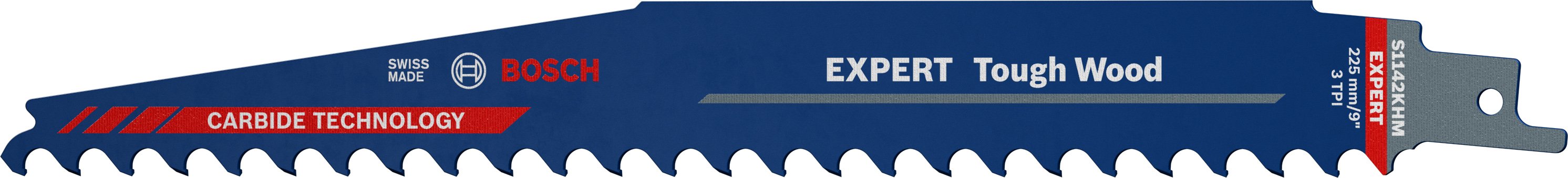 Bosch Accessoires Expert 'Tough Wood' S 1142 KHM reciprozaagblad 10-delig - 1 stuk(s) - 2608900405