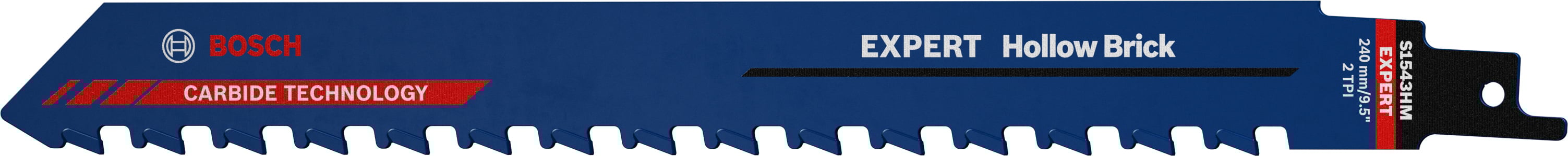 Bosch Accessoires Expert 'Hollow Brick' S 1543 HM reciprozaagblad 10-delig - 1 stuk(s) - 2608900416