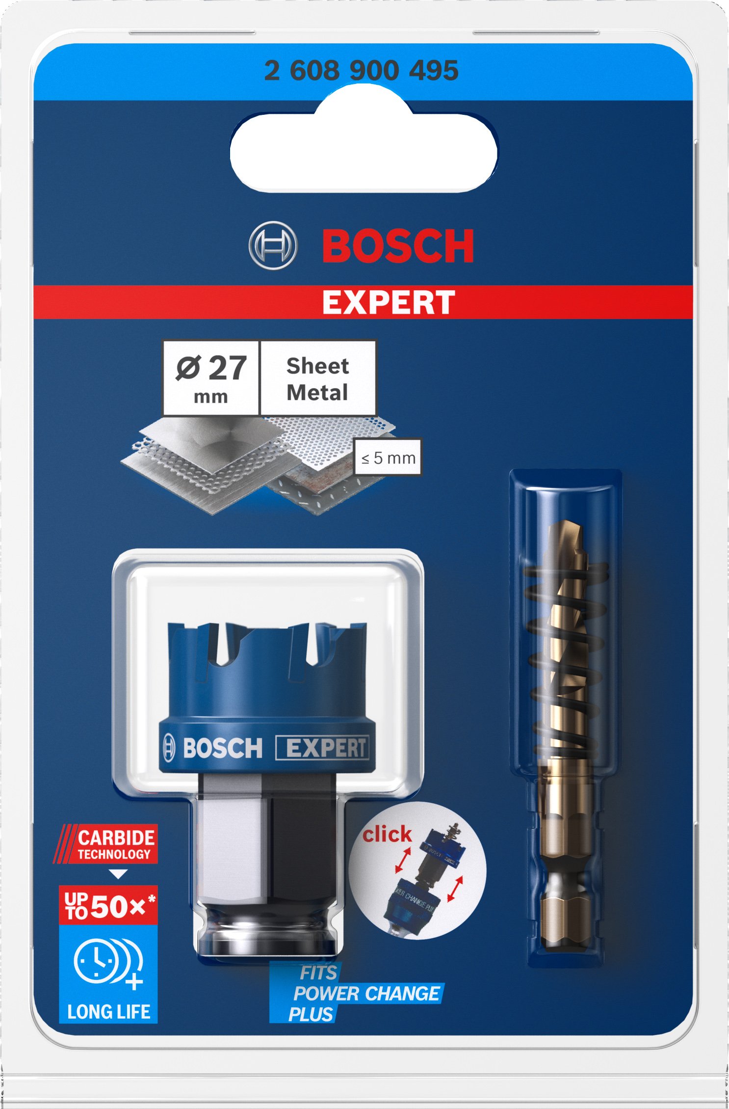 Bosch Accessoires Expert Sheet Metal gatzaag 27 x 40 mm - 1 stuk(s) - 2608900495