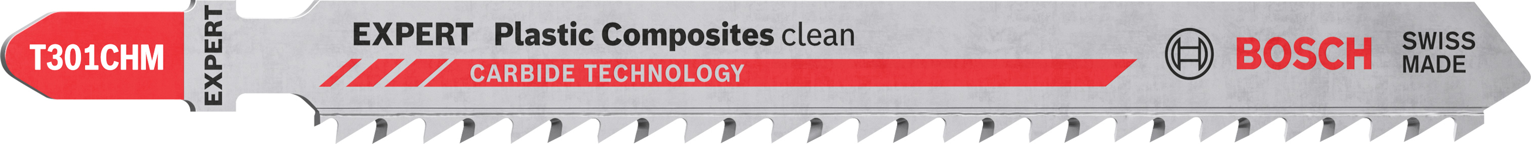 Bosch Accessoires Expert 'Plastic Composites Clean' T 301 CHM decoupeerzaagblad 3-delig - 1 stuk(s) - 2608900566
