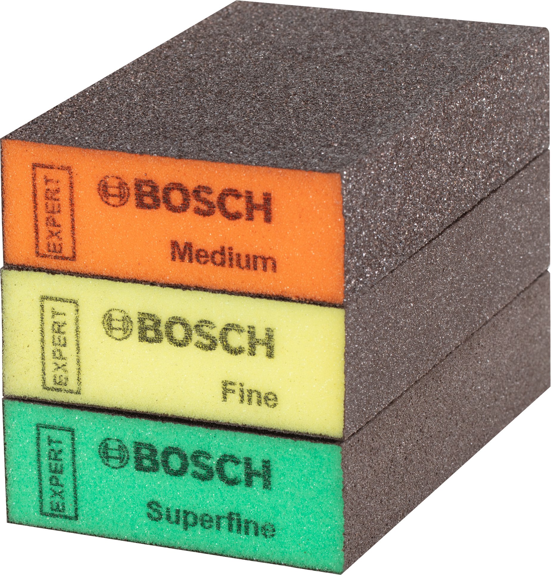 Bosch Accessoires Expert Standard S471 schuimschuurblok 69 x 97 x 26 mm, M, F, SF 3-delig - 2608901175