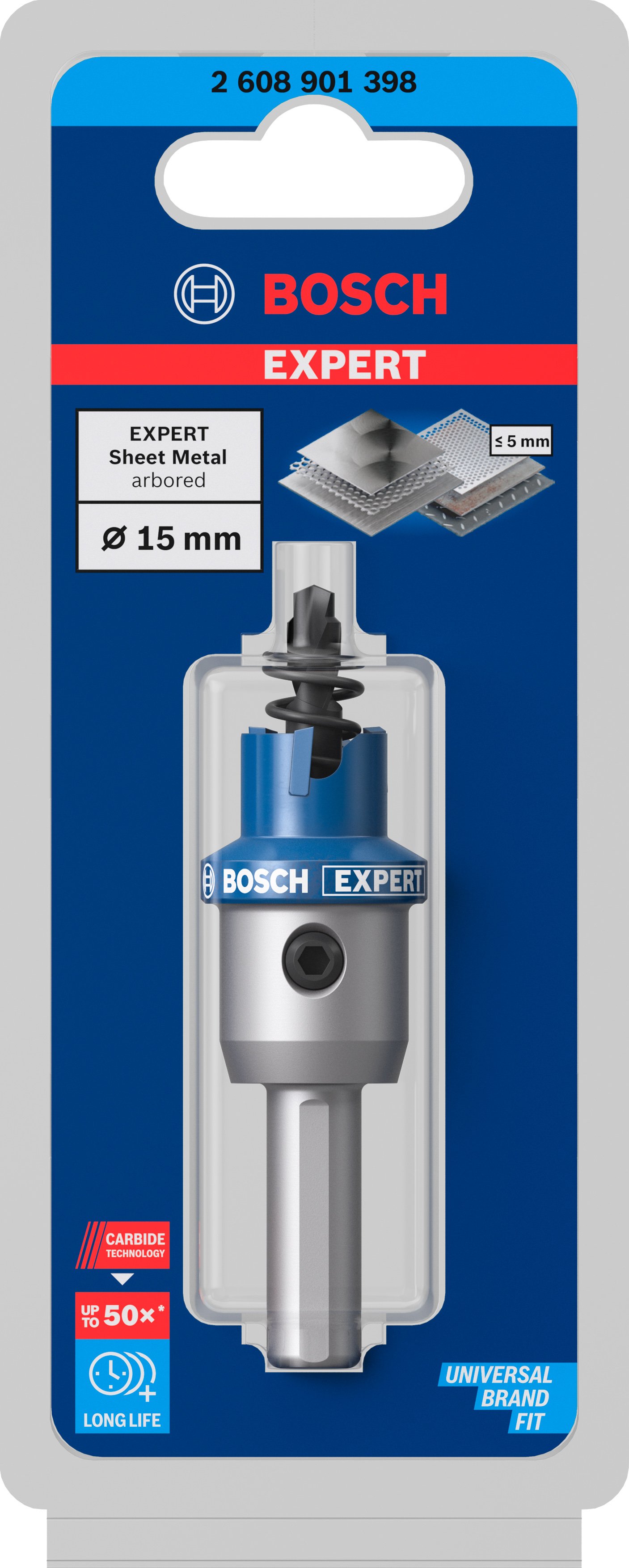 Bosch Accessoires EXPERT Sheet Metal gatzaag 15 mm - 2608901398