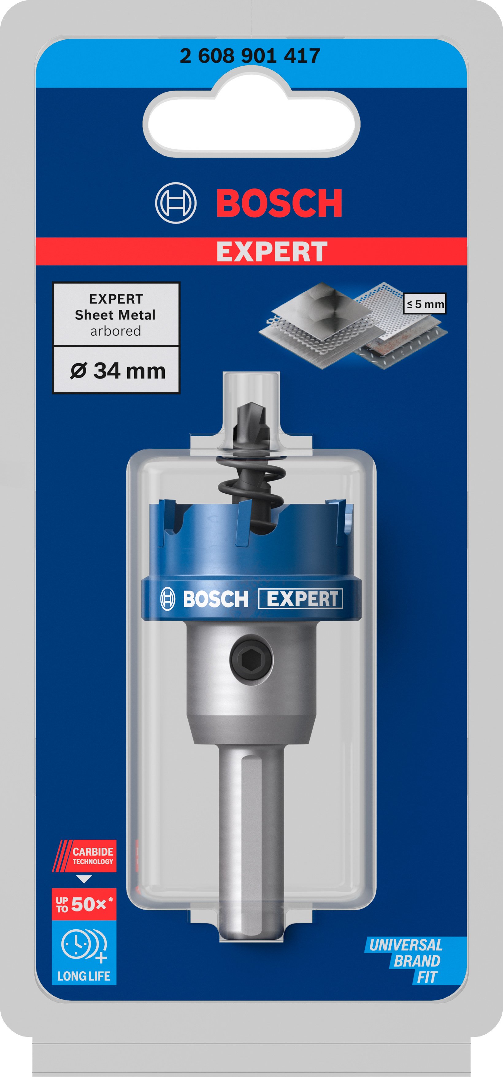 Bosch Accessoires EXPERT Sheet Metal gatzaag 34 mm - 2608901417