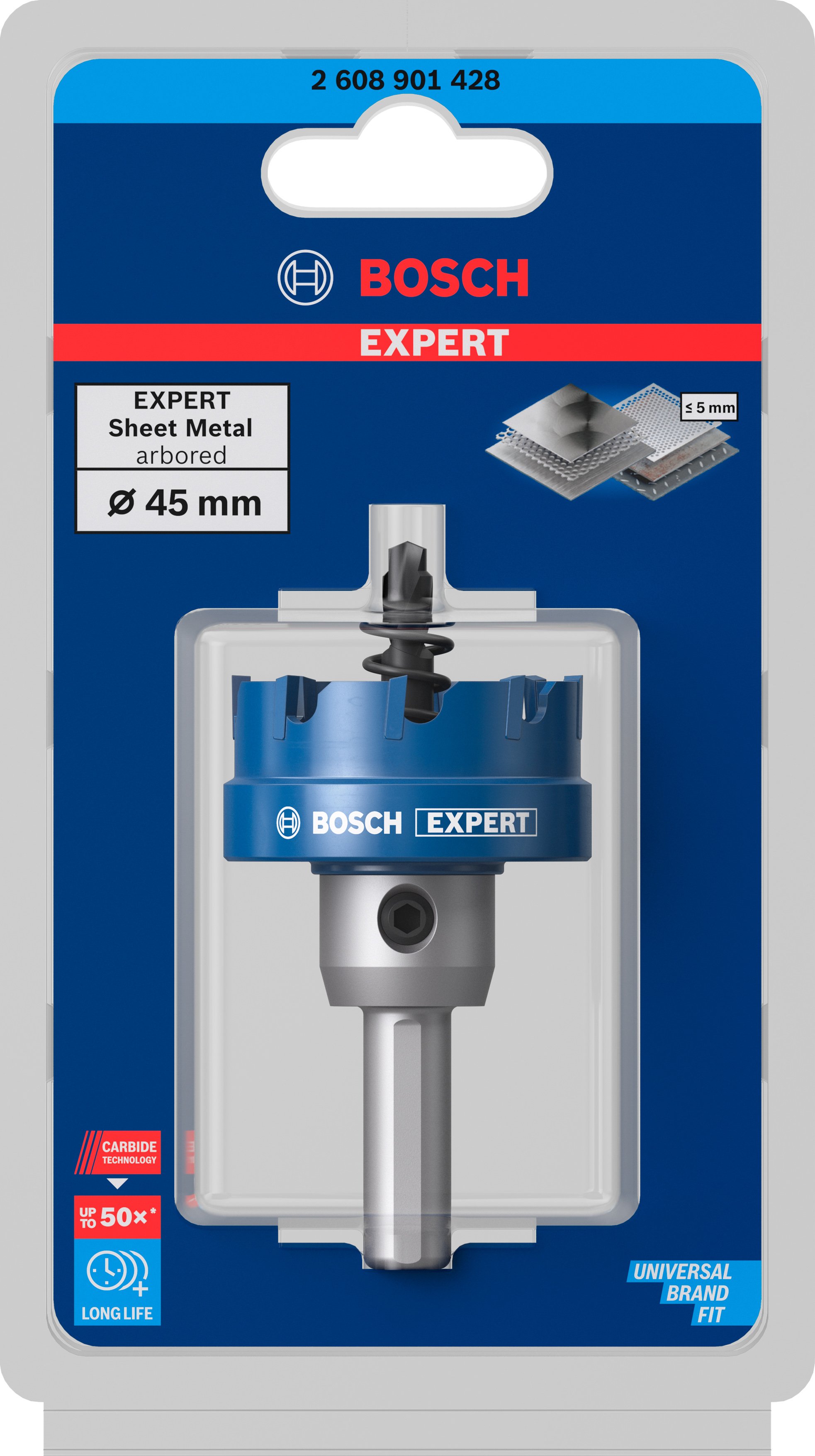 Bosch Accessoires EXPERT Sheet Metal gatzaag 45 mm - 2608901428